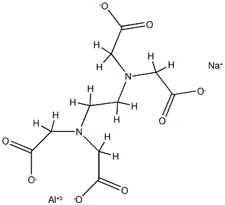 AluMinate(1-), [[N,N'-1,2-ethanediylbis[N-(carboxyMethyl)glycinato]](4-)-N,N',O,O',ON,ON']-, sodiuM, (OC-6-21)- (9CI) Struktur