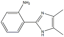 2-(4,5-dimethyl-1H-imidazol-2-yl)aniline Struktur