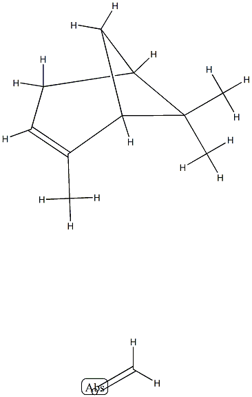 Formaldehyde, polymer with 2,6,6-trimethylbicyclo[3.1.1]hept-2-ene Struktur