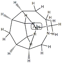 8,11-Diazatricyclo[4.4.1.12,5]dodecane,11-methyl-,(1-alpha-,2-bta-,5-bta-,6-alpha-)-(9CI) Struktur