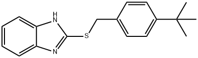 2-[(4-tert-butylbenzyl)sulfanyl]-1H-benzimidazole Struktur