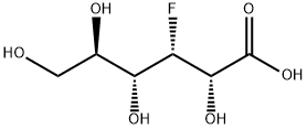 3-deoxy-3-fluorogluconic acid Struktur