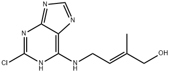 2-CHLORO-trans-ZEATIN (2ClZ) Struktur