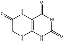 7,8-dihydro-6-hydroxylumazine Struktur