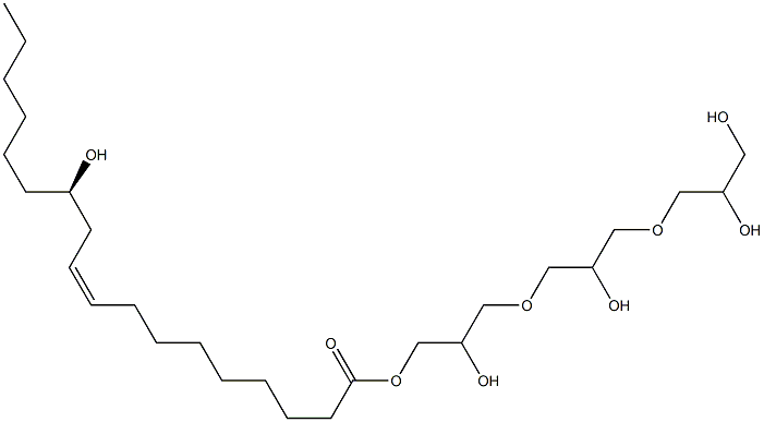 聚甘油-3 聚蓖麻醇酸酯 結(jié)構(gòu)式