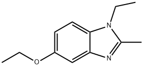 1H-Benzimidazole,5-ethoxy-1-ethyl-2-methyl-(9CI) Struktur