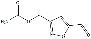 5-Isoxazolecarboxaldehyde,3-[[(aminocarbonyl)oxy]methyl]-(9CI) Struktur