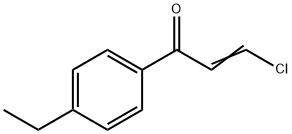 β-Chloro-4'-ethylacrylophenone Struktur