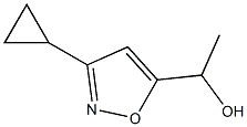 5-Isoxazolemethanol,3-cyclopropyl--alpha--methyl-(9CI) Struktur