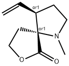 7-Oxa-1-azaspiro[4.4]nonan-6-one,4-ethenyl-1-methyl-,(4R,5R)-rel-(9CI) Struktur