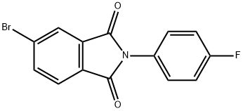 5-bromo-2-(4-fluorophenyl)-1H-isoindole-1,3(2H)-dione Struktur