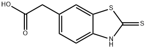 6-Benzothiazoleaceticacid,2,3-dihydro-2-thioxo-(9CI) Struktur