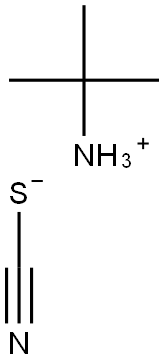 TERT-BUTYLAMMONIUM THIOCYANATE) Struktur