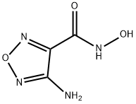 1,2,5-Oxadiazole-3-carboxamide,4-amino-N-hydroxy-(9CI) Struktur