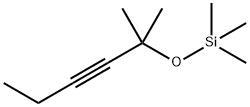 ((1 1-DIMETHYL-2-PENTYNYL)OXY)TRIMETHYL& Struktur