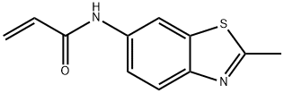 2-Propenamide,N-(2-methyl-6-benzothiazolyl)-(9CI) Struktur