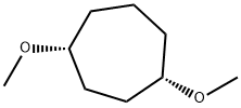 1α,4β-Dimethoxycycloheptane Struktur