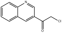 2-chloro-1-(quinolin-3-yl)ethanone Struktur