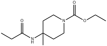 4-methyl-4-[(1-oxopropyl)amino]-, ethyl ester Struktur