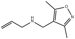 4-Isoxazolemethanamine,3,5-dimethyl-N-2-propenyl-(9CI) Struktur