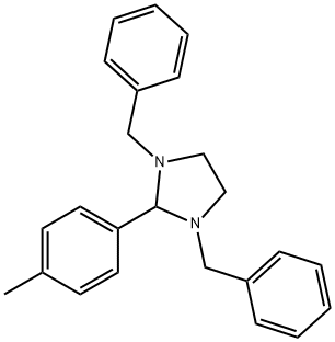 1,3-dibenzyl-2-(4-methylphenyl)imidazolidine Struktur