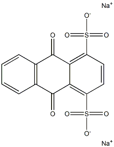 9,10-Dihydro-9,10-dioxo-1,4-anthracenedi(sulfonic acid sodium) salt Struktur