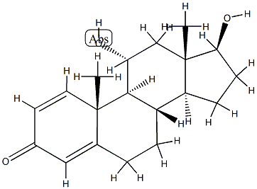 (8S,9S,10S,11R,13S,14S,17S)-11,17-dihydroxy-10,13-dimethyl-6,7,8,9,11, 12,14,15,16,17-decahydrocyclopenta[a]phenanthren-3-one