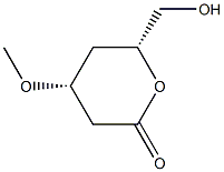 L-threo-Hexonic acid, 2,4-dideoxy-3-O-methyl-, delta-lactone (9CI) Struktur