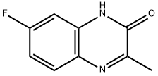 2(1H)-Quinoxalinone,7-fluoro-3-methyl-(9CI) Struktur