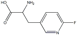 3-Pyridinepropanoicacid,-alpha--amino-6-fluoro-(9CI) Struktur