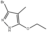 1H-Pyrazole,3-bromo-5-ethoxy-4-methyl-(9CI) Struktur