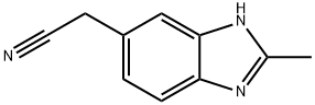 5-Benzimidazoleacetonitrile,2-methyl-(8CI) Struktur