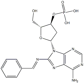 8-benzylamino-cyclic AMP Struktur