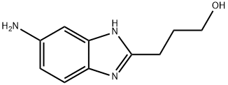 1H-Benzimidazole-2-propanol,5-amino-(9CI) Struktur