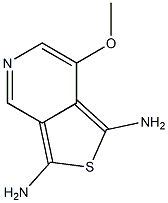 2,6-Benzothiazolediamine,4-methoxy-(9CI) Struktur