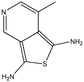 2,6-Benzothiazolediamine,4-methyl-(9CI) Struktur