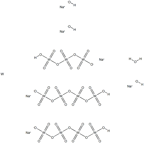 SODIUM METATUNGSTATE HYDRATE Struktur