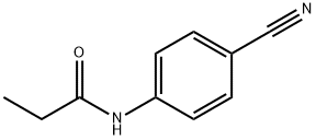 N-(4-cyanophenyl)propanamide Struktur