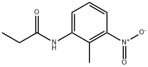 N-(2-methyl-3-nitrophenyl)propanamide Struktur