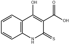 3-Quinolinecarboxylicacid,1,2-dihydro-4-hydroxy-2-thioxo-(8CI) Struktur