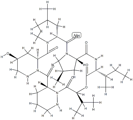 Monamycin D2 (8CI,9CI) Struktur