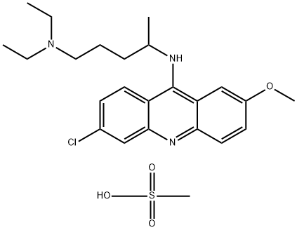 mepacrine mesilate Struktur