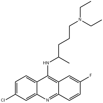 fluoroquinacrine Struktur