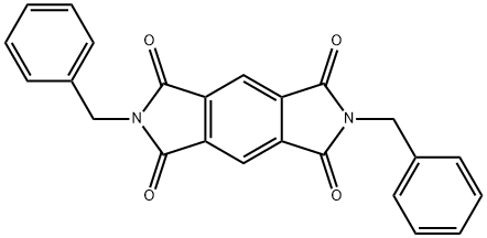 2,6-Dibenzylbenzo[1,2-c:4,5-c']dipyrrole-1,3,5,7(2H,6H)-tetrone Struktur