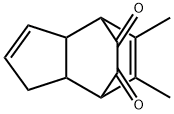 4,7-Ethenoindene-5,6-dione, 3a,4,7,7a-tetrahydro-8,9-dimethyl- (6CI,8CI) Struktur