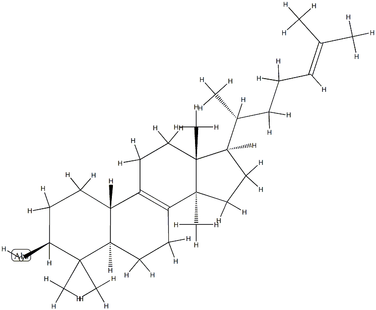 19-Norlanosta-8,24-dien-3β-ol Struktur