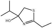 4-Thiazolol,2-ethyl-4,5-dihydro-4-(1-methylethyl)-(9CI) Struktur