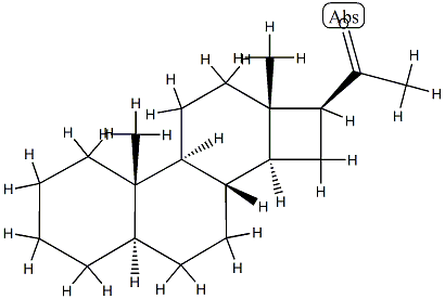 D(15)-Nor-5α-pregnan-20-one Struktur