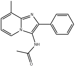 N-(8-methyl-2-phenylimidazo[1,2-a]pyridin-3-yl)acetamide Struktur