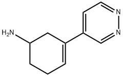 3-Cyclohexen-1-amine,3-(4-pyridazinyl)-(9CI) Struktur